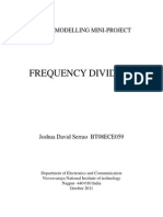 Frequency Dividers: Device Modelling Mini-Project