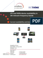 LTE and HSPA Device Availability in UK-relevant Frequency Bands