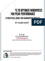 Cloudways 10 Killers Tips To Optimize WordPress For Peak Performance