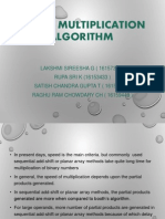 Booth Multiplication Algorithm