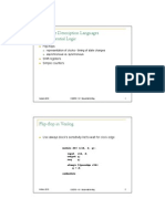 Hardware Description Languages and Sequential Logic: Flip-Flops