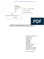 14-10-10 MOL Samsung Motion To Arbitrate Microsoft Case PDF