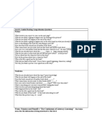 Comprehension Question Stems