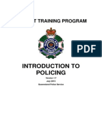 QLD Police Service - Recruit Training Program