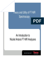 Theory and Utility of FT-NIR Spectroscopy: An Introduction To Nicolet Antaris FT-NIR Analyzers