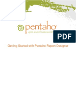 Getting Started With Pentaho Report Designer