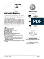 LM258, LM358, LM358A, LM2904, LM2904A, LM2904V, NCV2904, NCV2904V Single Supply Dual Operational Amplifiers