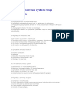 Autonomic Nervous System Mcqs