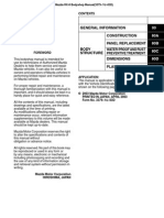 2004 - 2011 RX-8 Bodyshop Manual: General Information Construction Panel Replacement