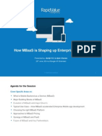 How MBaaS Is Shaping Up Enterprise Mobility by RapidValue Solutions