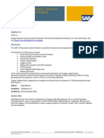 CTM - Concepts, Demand Prioritization and Supply Categorization