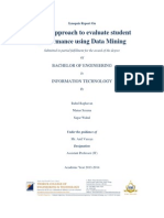 Novel Approach To Evaluate Student Performance Using Data Mining