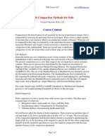 Field Compaction Methods For Soil