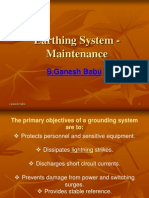 2 Earthing System - Maintenance