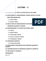 10.3 Ventilation Surveys - Air Quality and Quantity Surveys