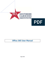 SCI Student Office 365 User Manual