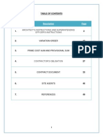 Item Description: Architect S Instructions and Superintending Officer S Instructions