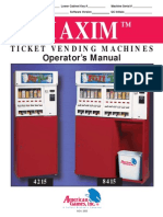 Minnesota/North Dakota Pull Tab Vending Machine Operators Manual