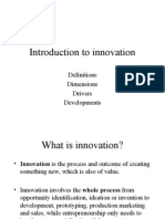 Intro To Innovation