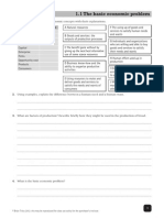 IGCSE ECONOMICS: Basic Economic Problem