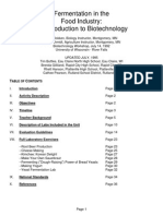 Fermentation in The Food Industry: An Introduction To Biotechnology