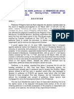 Philippine National Bank, Petitioner, vs. Generoso de Jesus, Represented by His Attorney-in-Fact, Christian DE JESUS, Respondent