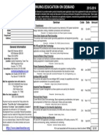 Ieee Continuing Education On Demand: Code Date Amount Registration Information Seminar