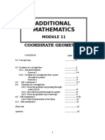 2.11) Add Math Module 11 (Coordinate Geometry)