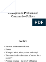 Concepts and Problems of Comparative Politics