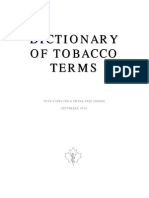 Dictionary of Tobacco Terms