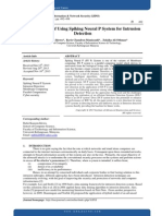 The Prospects of Using Spiking Neural P System For Intrusion Detection