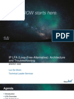 Cisco Live IP LFA Architecture and Troubleshooting