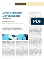 Lean Software Development - A Tutorial PDF