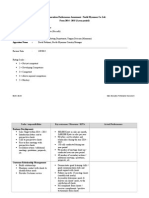 Sales Performance Appraisal Template