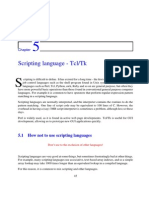 Scripting Language - TCL/TK: 5.1 How Not To Use Scripting Languages