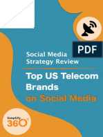 Top US Telecom Brands On Social Media