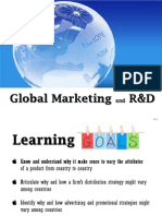 Global Marketing and R&D