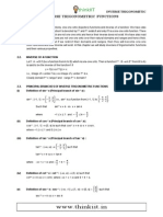 2 - Inverse Trigonometic Functions