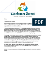 Carbon Zero Bio Char Production Technology