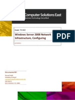 Exam 70-642 Windows Server 2008 Network Infrastructure, Configuring