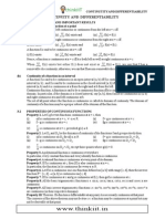 7 - Continuity and Differentiability PDF