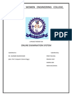 Online Exam System in PHP Project Report