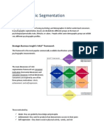 Psychographic Segmentation