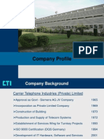 Company Profile CTI 0907