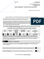 Tax Statement 2014 Cbhs