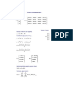 Vector of Expected Returns Variance-Covariance Matrix