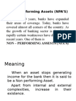 Non - Performing Assests (Npa'S)