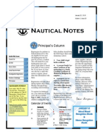 Nautical Notes: Principal's Column