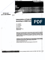 Interpretation of Finite Element Stresses According To ASME Section III