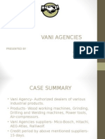 Vani Agencies: Presented by Vishakh.S Gokul Ram